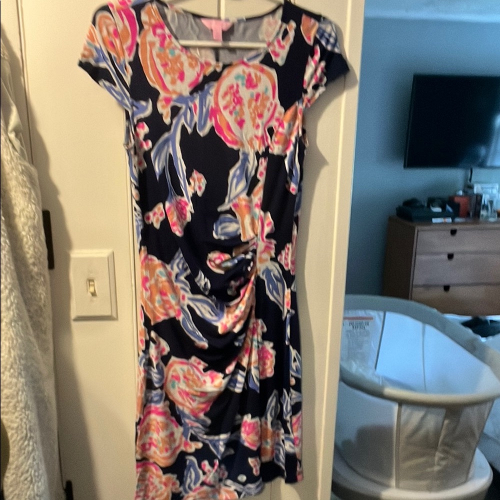 Floral Navy Dress